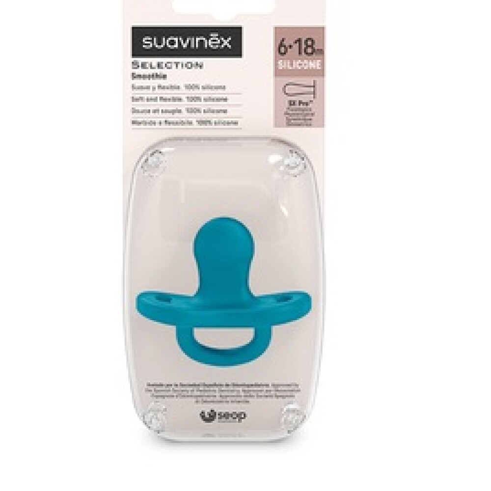 Chupete Suavinex Fisiológico Essence 6 a 18m Azul Petroleo