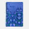 Libreta A5 Estampada Diseño Azul 06