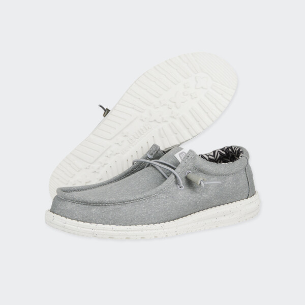 Calzado Hey Dude Wally Canvas Gris