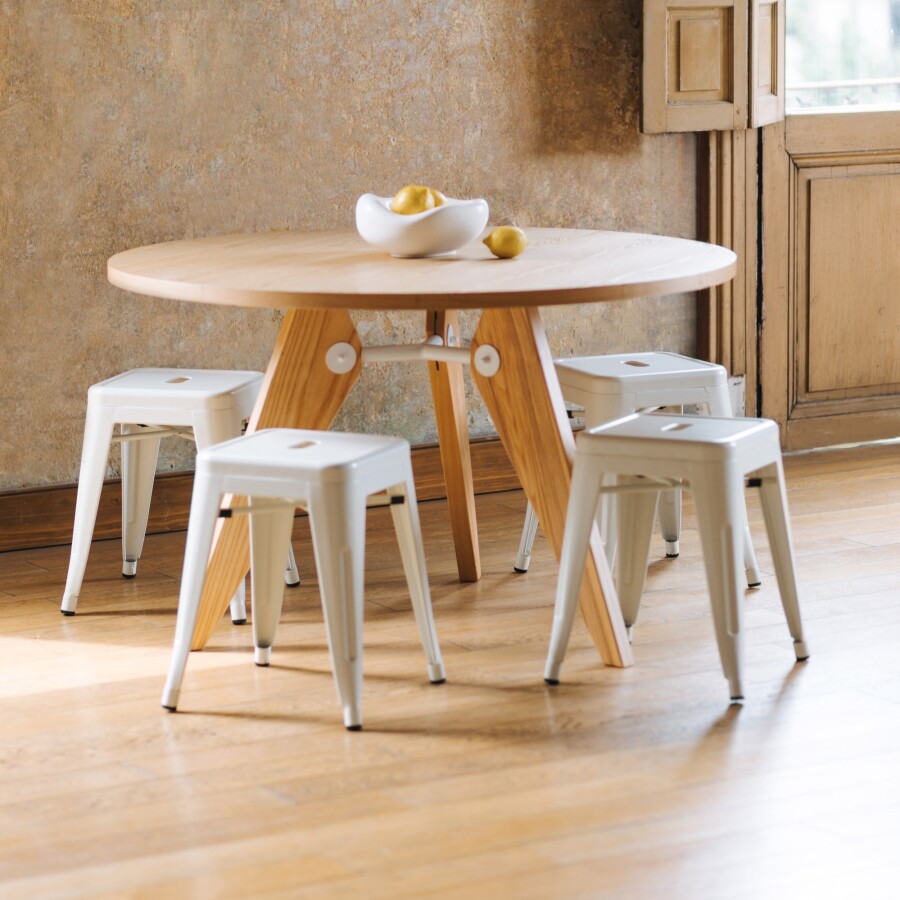 Banqueta Mini Tolix Blanco Banqueta Mini Tolix Blanco