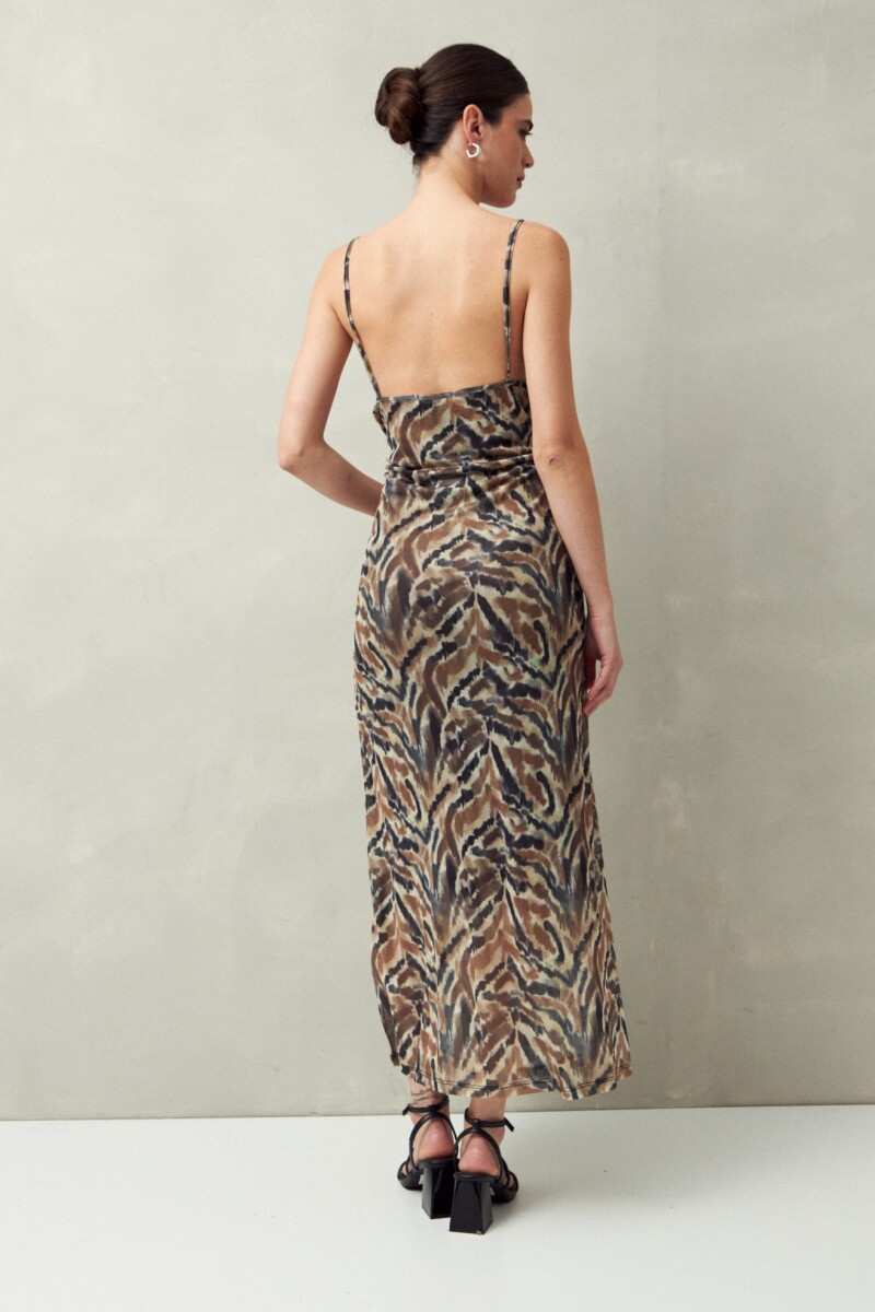 VESTIDO ANORA Animal Print