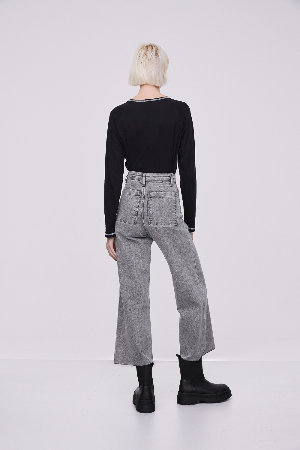 Pantalon Madelin Gris Claro