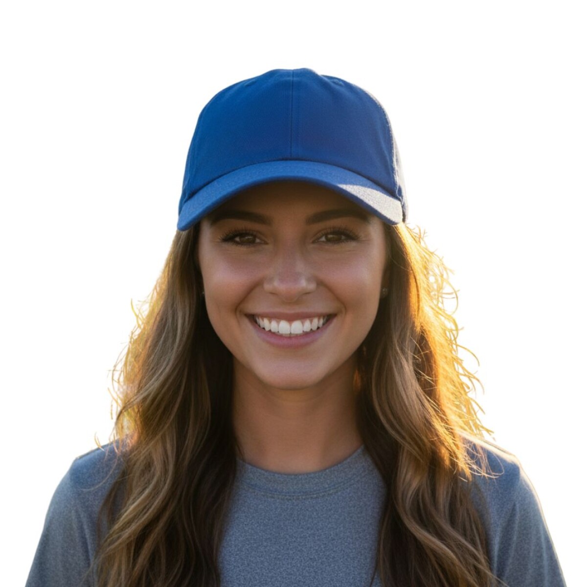 Gorro visera broche - Azul Royal 