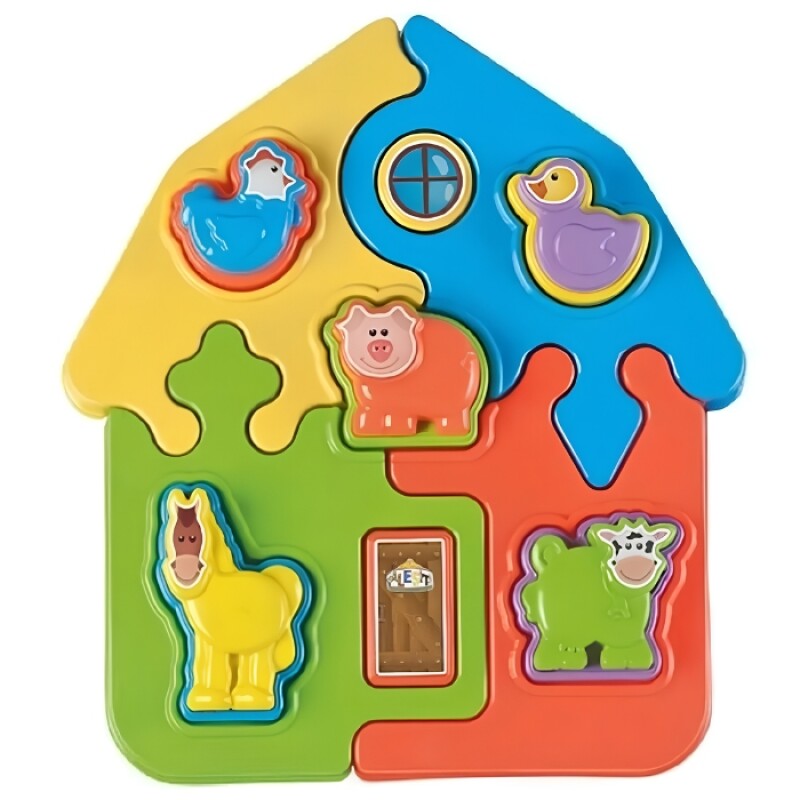 Calesita Puzzle Didáctico Granja De Animales Calesita Puzzle Didáctico Granja De Animales