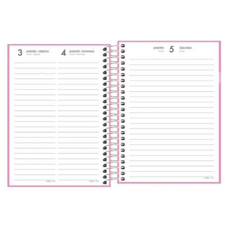 Agenda Tilibra 2026 D+ Fashion Corazones