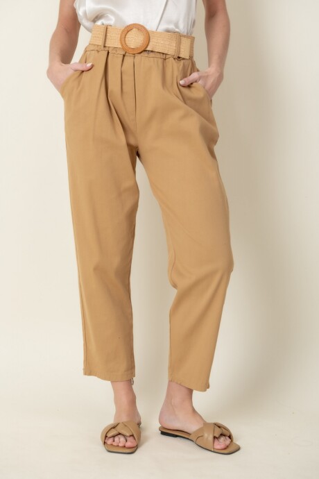 PANTALON FICUS Camel