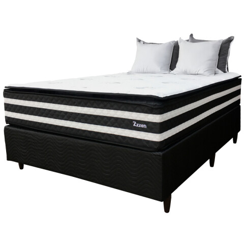 Sommier 2 Plazas Zzzen Colchon Espuma EPS Y Pillow Top 138 x 188 X 72 - 180 Kg Sommier 2 Plazas Zzzen Colchon Espuma EPS Y Pillow Top 138 x 188 X 72 - 180 Kg