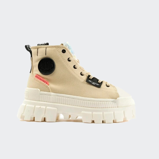 Botas Palladium Revolt HI TX Beige