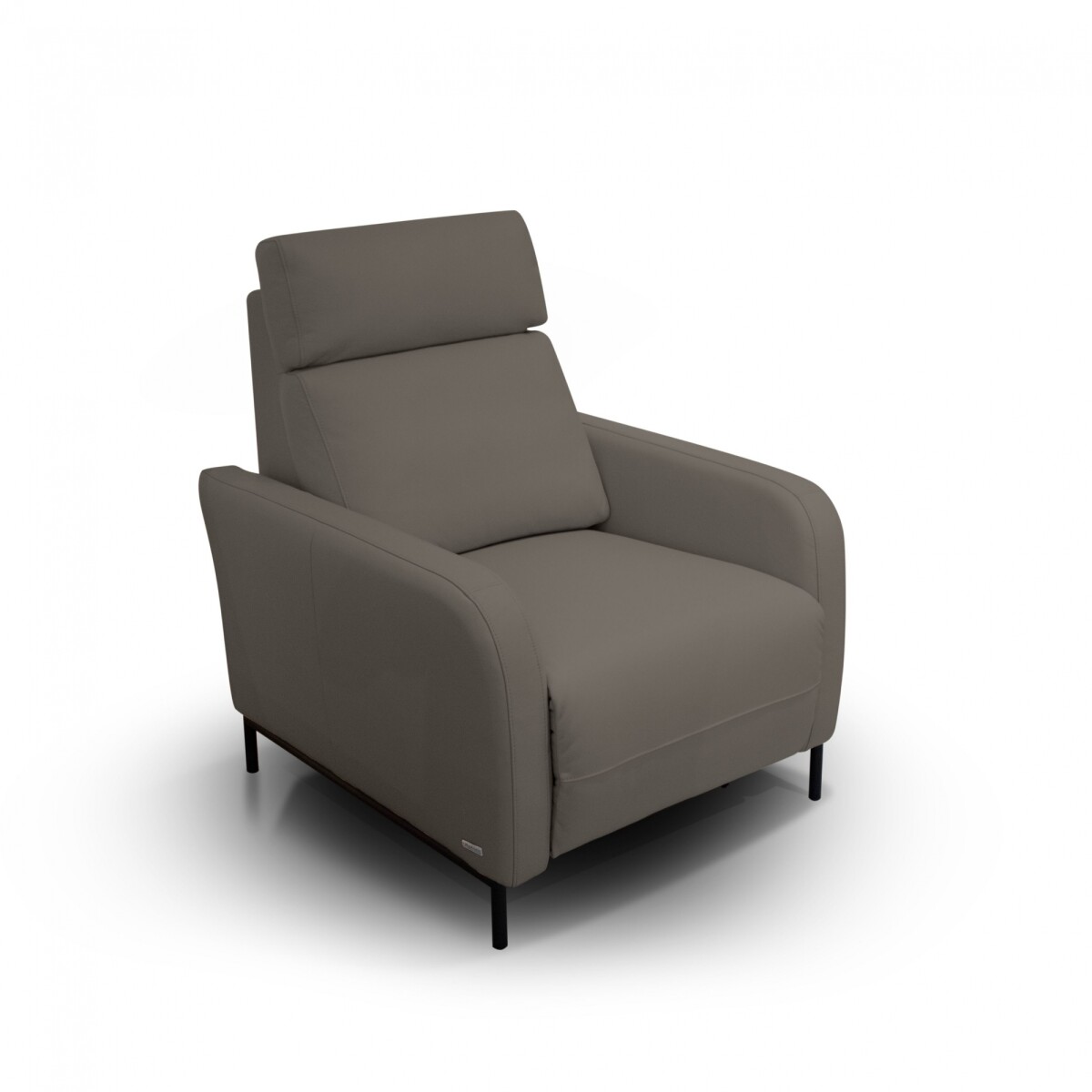 Poltrona Reclinable - Eléctrica 100% de cuero - Margot - Marrón 