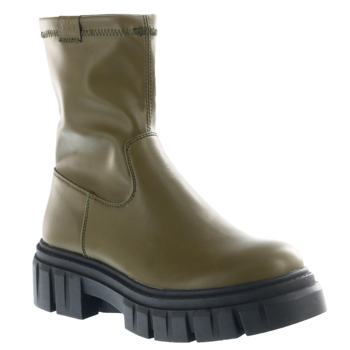 Bota de Mujer Miss Carol LAUREN con cuero sintético elastizado - Verde 