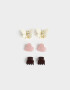 Hebillas Infantiles Set por 6 Hebillas - Combinacion Tricolor