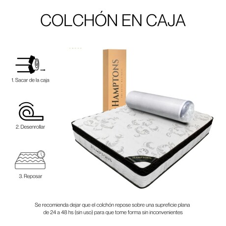 Colchon de resortes Queen Hamptons Osmium Colchon de resortes Queen Hamptons Osmium