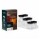 Kit Especiero X7 Lumini Frascos para Condimentos y Soporte Negro