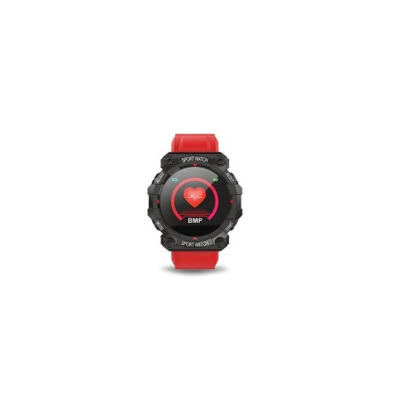 Reloj deportivo inteligente circular B33 rojo 001