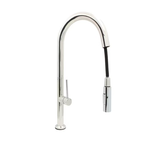 Grifería de cocina Monocomando de mesada extensible Zenda cromado Brillante Grifería De Cocina Monocomando De Mesada Extensible Zenda Cromado Brillante