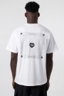 S/S Heart Bandana T-Shirt Blanco