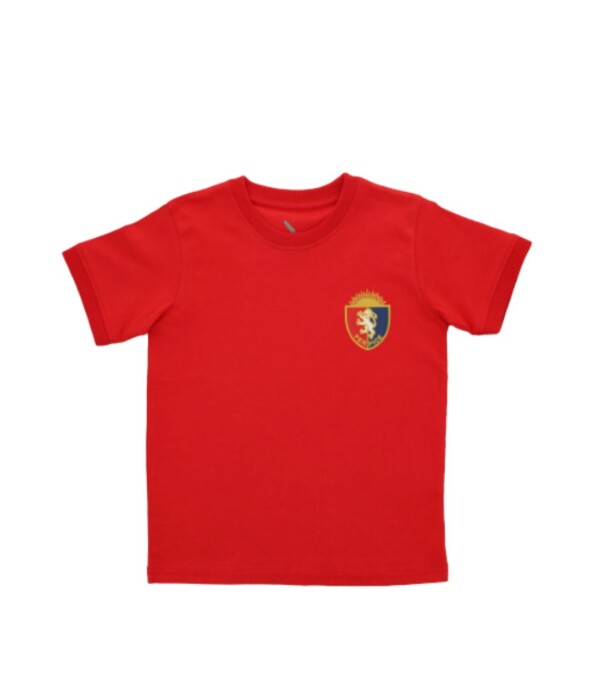 House T-shirts British Rojo