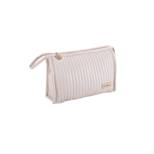 NECESSAIRE RAYAS BEIGE NECESSAIRE RAYAS BEIGE