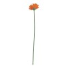 Flor Artificial Gerbera naranja Tallo Largo Flor Artificial Gerbera naranja Tallo Largo