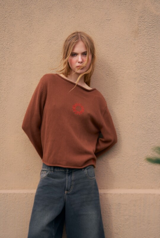 Sweater Sun Marrón