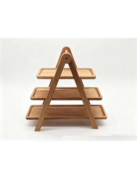 SOPORTE PLEGABLE P/SERVIR 3 NIVELES MADERA ACACIA NATURAL SOPORTE PLEGABLE P/SERVIR 3 NIVELES MADERA ACACIA NATURAL
