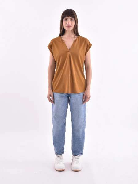 BLUSA BODEAU OCRE