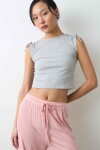 Top Irene Gris Melange