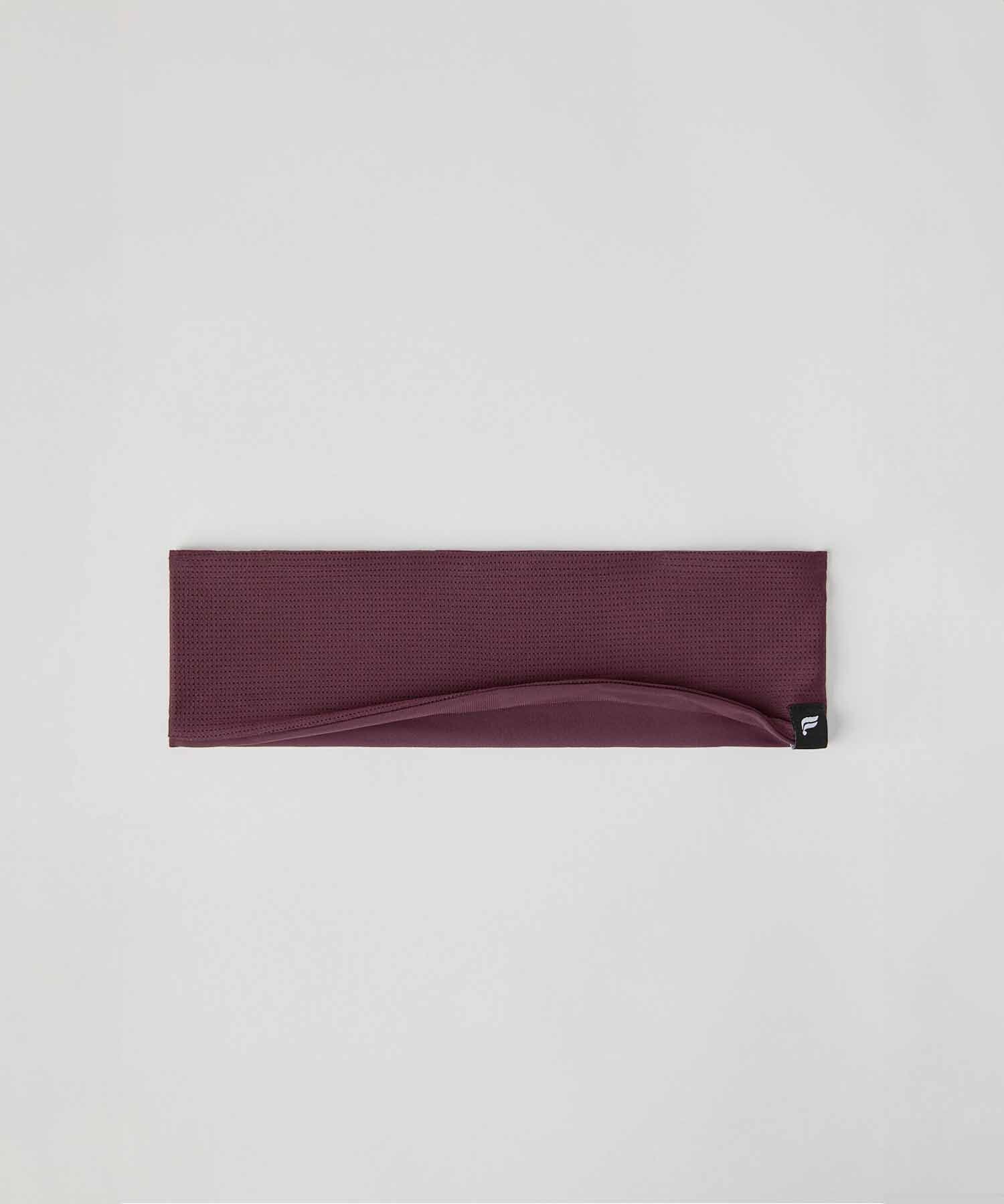 Vincha Elástica The Live-In Headband Mujer Oxblood