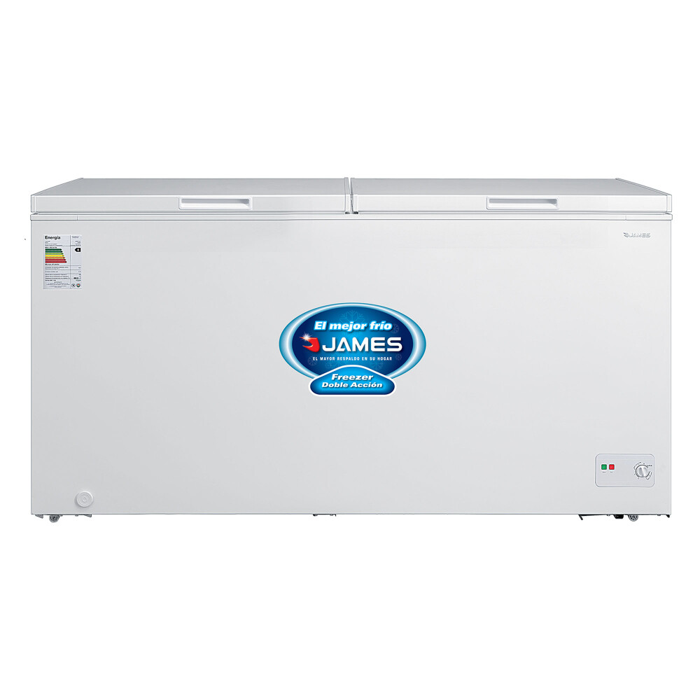 FREEZER HORIZONTAL JAMES 496-LITROS BLANCO FHJ 510 M FRÍO HUMEDO