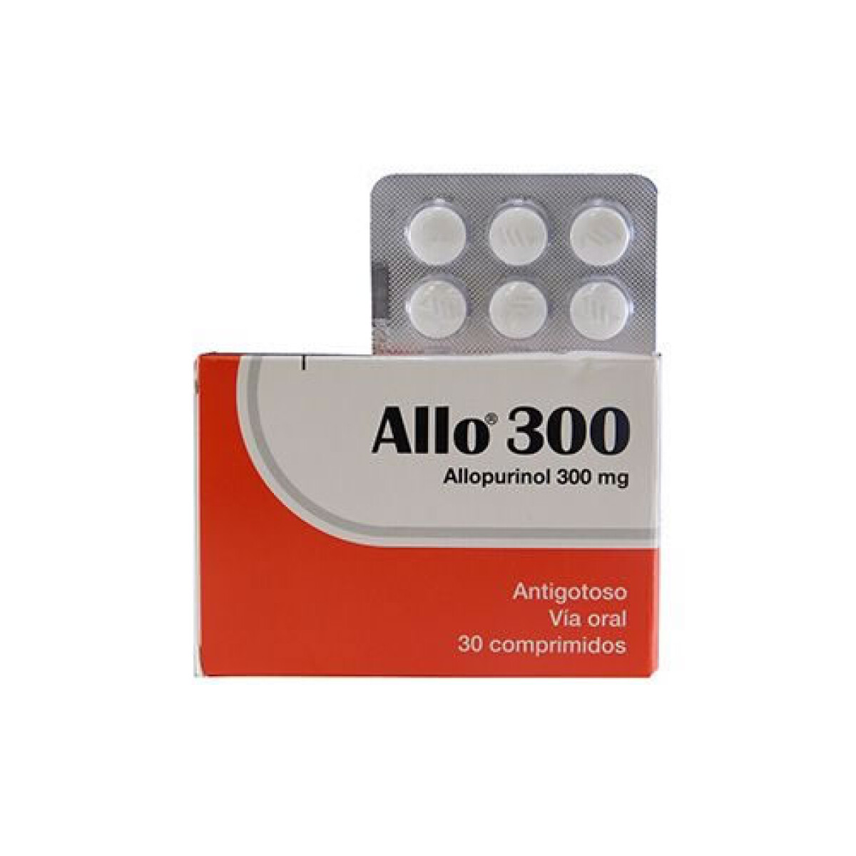Allopurinol EFA 300 mg x30 Comprimidos – Tratamiento Gota y Ácido Úrico 