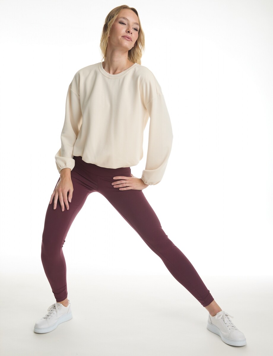 Legging Tummy Contro - Bordeaux 