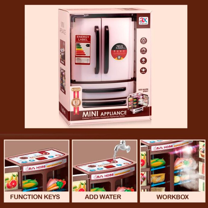 Heladera Con Luces - Electrodoméstico Juguete Heladera Con Luces - Electrodoméstico Juguete
