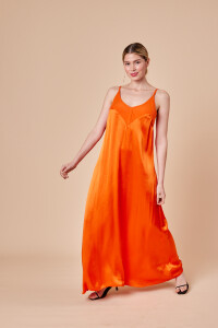 VESTIDO EVANGELINA Naranja