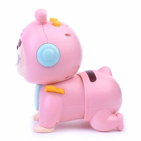 Muñeca Bebé Musical c/ Luz Juguete Estimulador Gateo Huanger Rosa