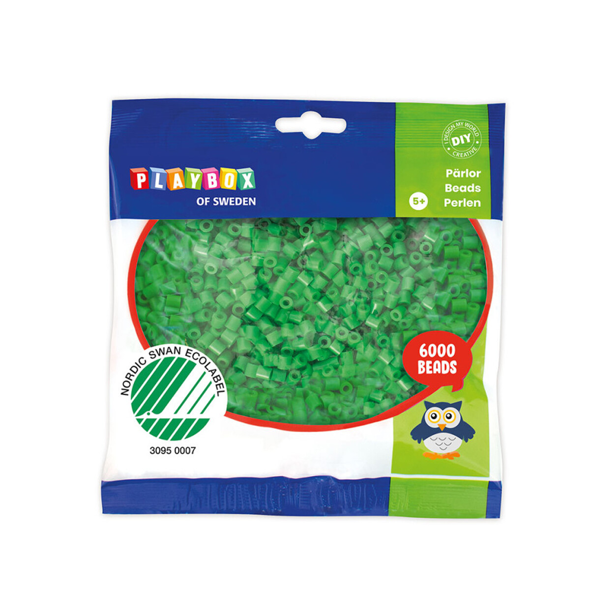 Cuentas para planchar 6.000 piezas Hama Beads Playbox - Verde 