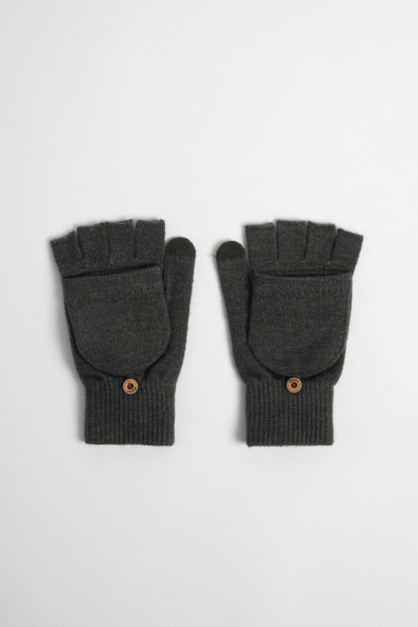 Guantes punto Gris Oscuro