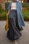Winter Wave Skirt Gris