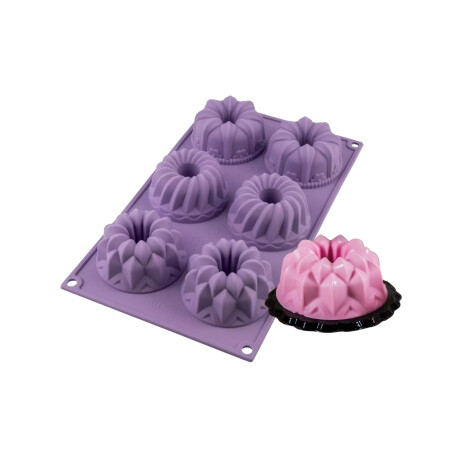 Molde silicona variado 6 cavidades Molde silicona variado 6 cavidades