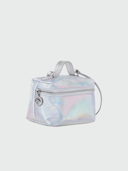 Longchamp -MINI LE PLIAGE HOLOGRAPHIC CROSSBODY BAG Plateado
