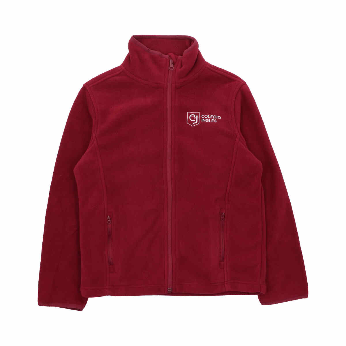 Campera Polar Colegio Inglés Bordeaux