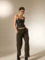 Pantalon Merol Gris Oscuro