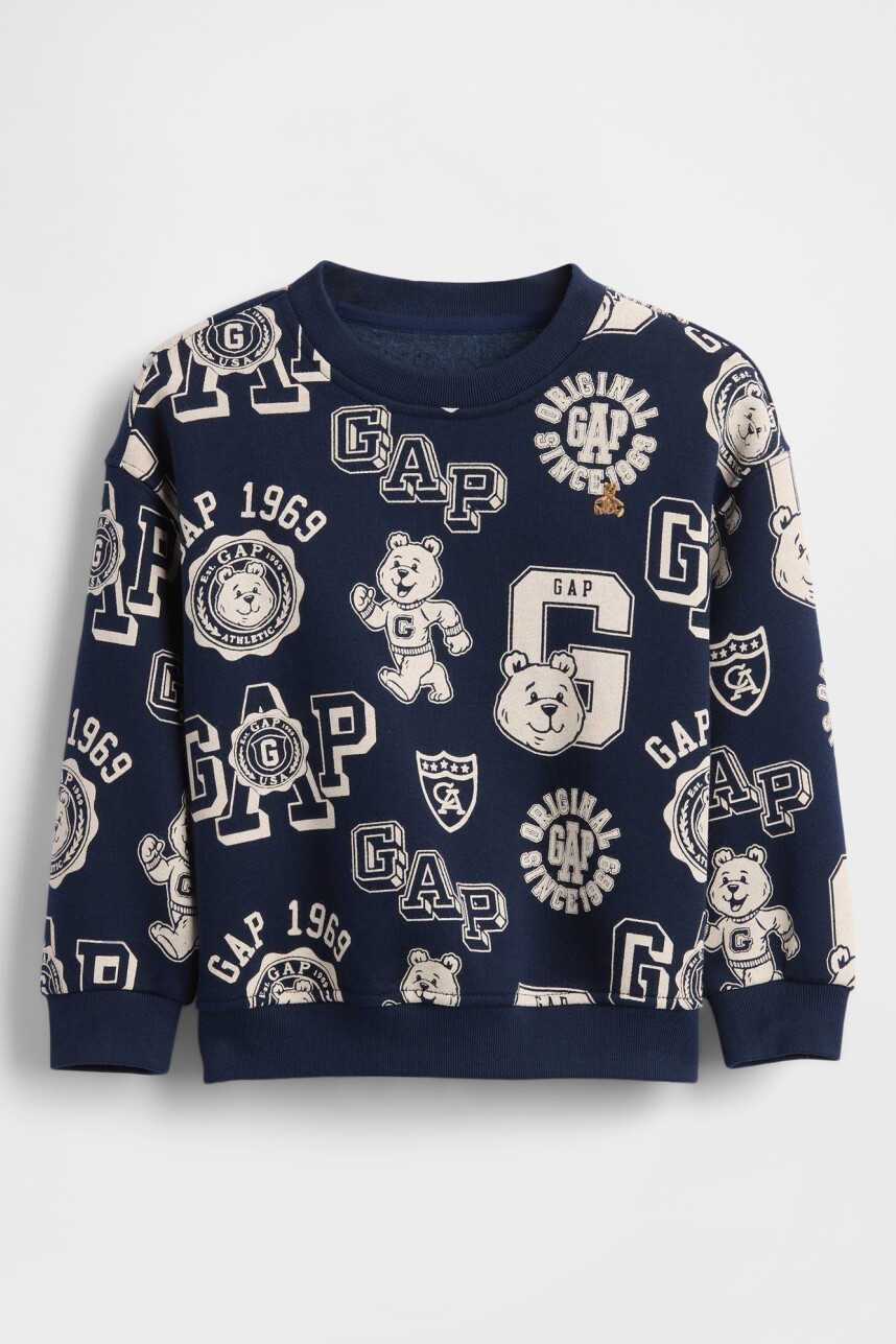Buzo Deportivo Logo Gap Toddler Niño Tapestry Navy