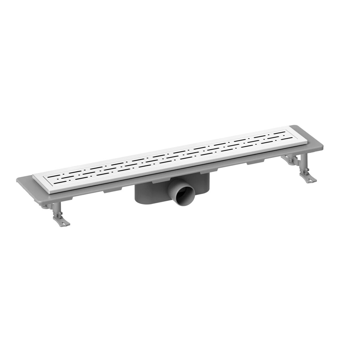 Desague Pulido Acero Inoxidable Salida Horizontal 83Cm Baño 