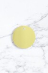 Tag circular liso AMARILLO