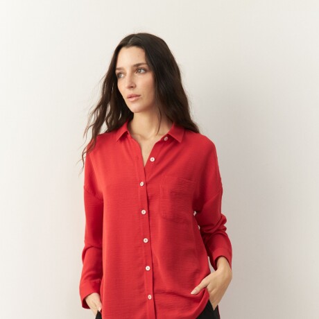 CAMISA AQUA Rojo