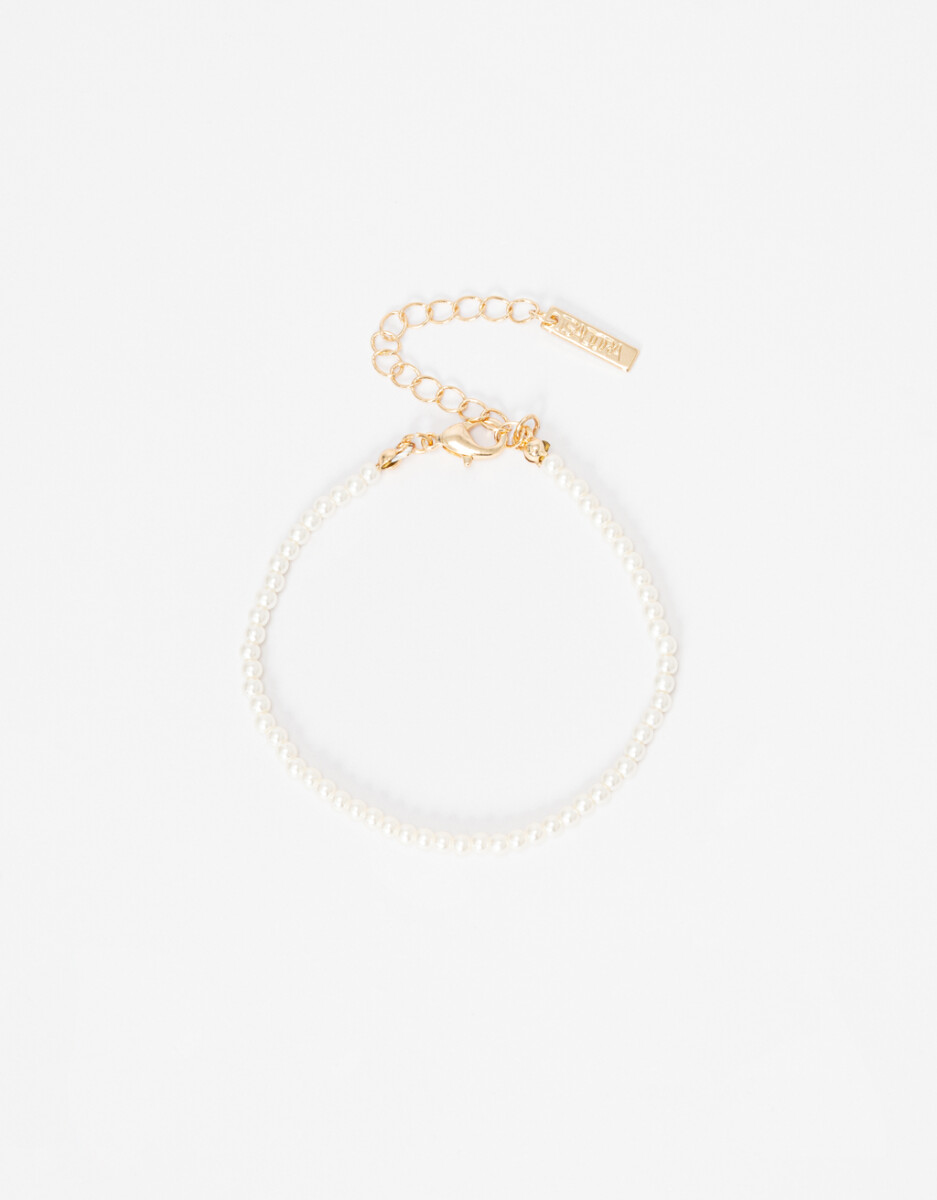 Pulsera De Perlas Sintéticas 