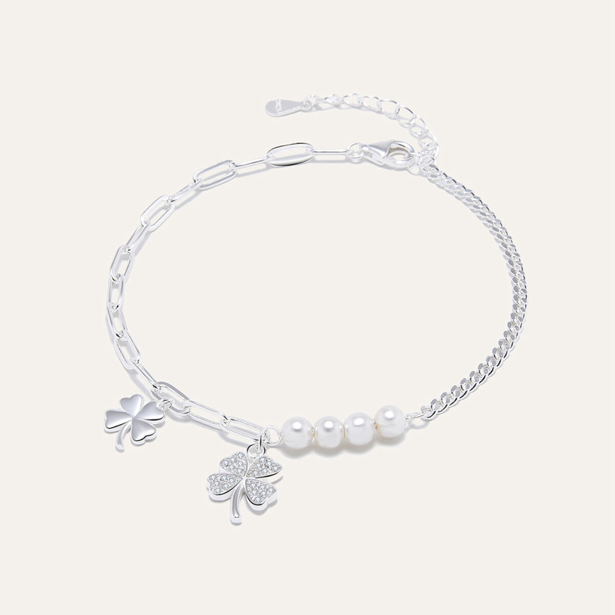 Pulsera Clover - Plata 925 