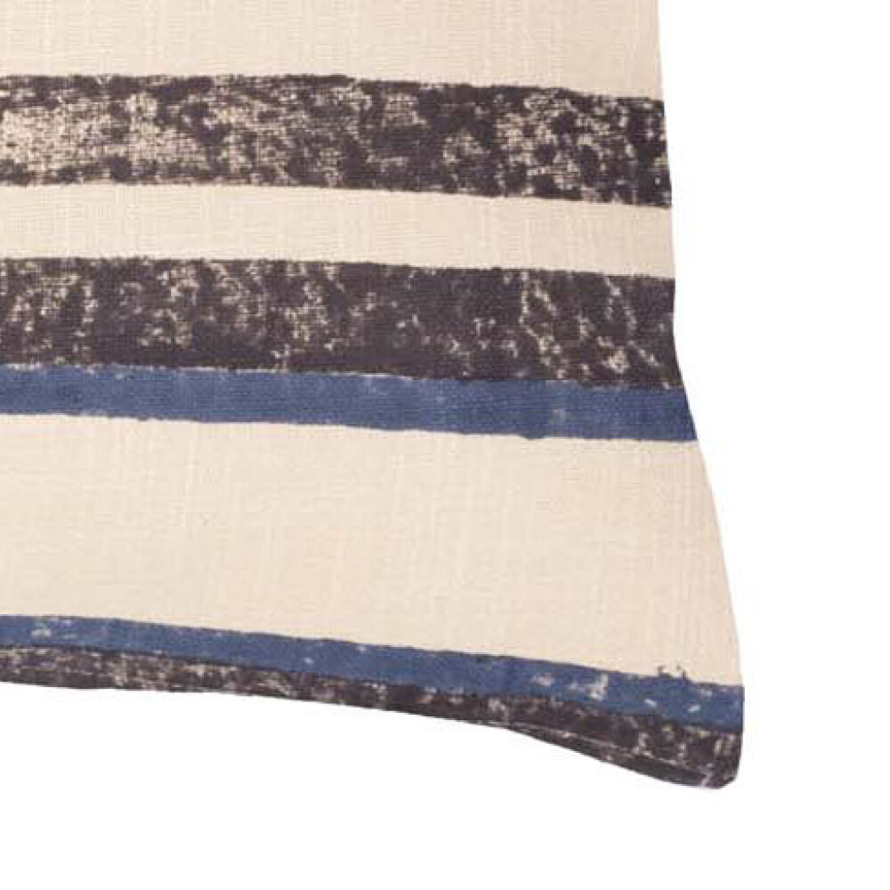 ALMOHADÓN ALMAGRO 40*60 ALGODON BEIGE/NEGRO