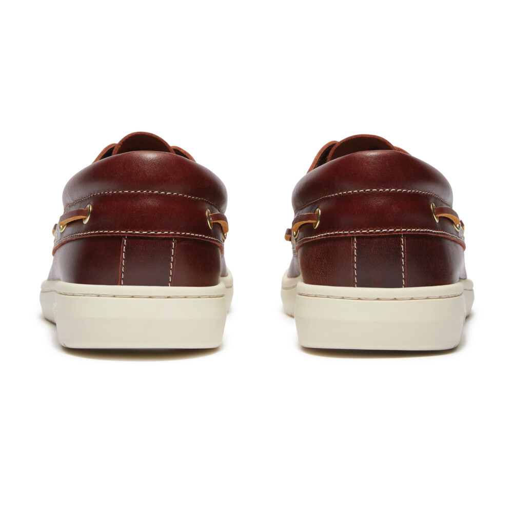 Zapatos Naúticos Portofino Pier Hombre Burgundy Full Grain