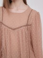 Blusa Lilibeth Beige Oscuro